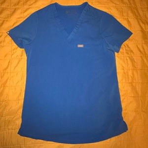 FIGS Women’s Catarina Scrub Top, XS in Royal Blue